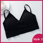 Women Tank Crop Top Seamless Underwear Female Crop Tops Sexy Padded Camisole