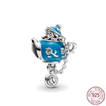 Pandora Bracelet Original Heart-Shaped Fit 925 Sterling Silver Golden