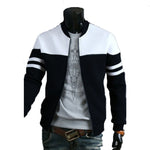 New Trend Fashion Men Jacket Leather Stand-up