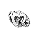 925 Sterling Silver Fit Original Pandora forever family Charm Women Jewelry