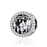 925 Sterling Silver Fit Original Pandora forever family Charm Women Jewelry