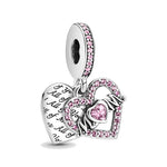 925 Sterling Silver Fit Original Pandora forever family Charm Women Jewelry