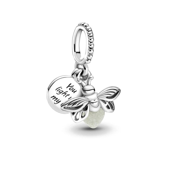 925 Sterling Silver Fit Original Pandora forever family Charm Women Jewelry