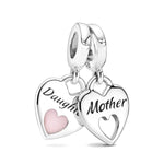 925 Sterling Silver Fit Original Pandora forever family Charm Women Jewelry