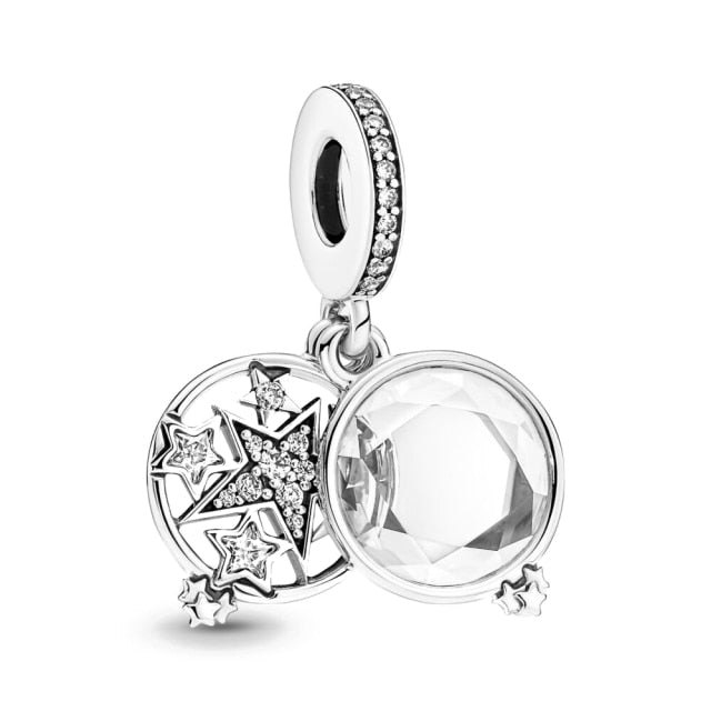 925 Sterling Silver Fit Original Pandora forever family Charm Women Jewelry