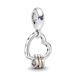 925 Sterling Silver Fit Original Pandora forever family Charm Women Jewelry