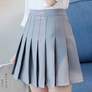 Women High Waist Skirt Summer Casual black tennis School Uniform Mini Skirts for Girls