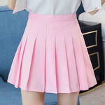 Women High Waist Skirt Summer Casual black tennis School Uniform Mini Skirts for Girls