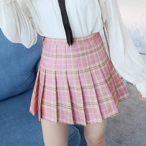 Women High Waist Skirt Summer Casual black tennis School Uniform Mini Skirts for Girls