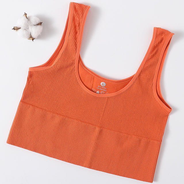 Women Tops Seamless Bralette Tank Top Female Crop Tops Cami Underwear Camisole