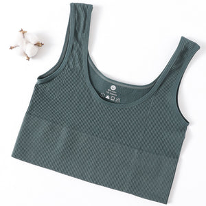 Women Tops Seamless Bralette Tank Top Female Crop Tops Cami Underwear Camisole