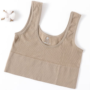 Women Tops Seamless Bralette Tank Top Female Crop Tops Cami Underwear Camisole