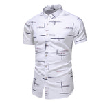 Fashion Style Design Short Sleeve Casual Shirt Men Summer Clothing