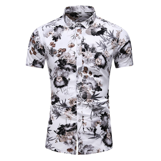 Fashion Style Design Short Sleeve Casual Shirt Men Summer Clothing