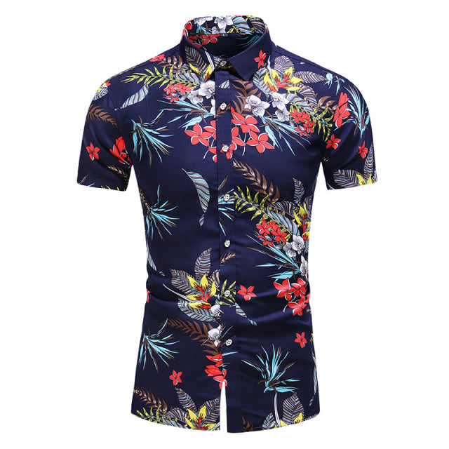 Fashion Style Design Short Sleeve Casual Shirt Men Summer Clothing