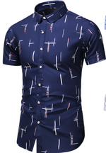 Fashion Style Design Short Sleeve Casual Shirt Men Summer Clothing