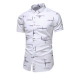 Fashion Style Design Short Sleeve Casual Shirt Men Summer Clothing