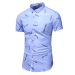 Fashion Style Design Short Sleeve Casual Shirt Men Summer Clothing