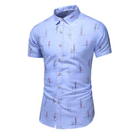 Fashion Style Design Short Sleeve Casual Shirt Men Summer Clothing