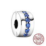 Pandora charm Blue astronaut Charm Bracelet Necklace Women Jewelry 925 Sterling Silver