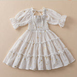 Girls Summer Dresses For Kids Sling Lace Birthday Clothes