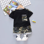 Baby Boys Girls Clothes Clothing Sets Kids Children Boy T-shirts + Pants Suits Summer Toddler