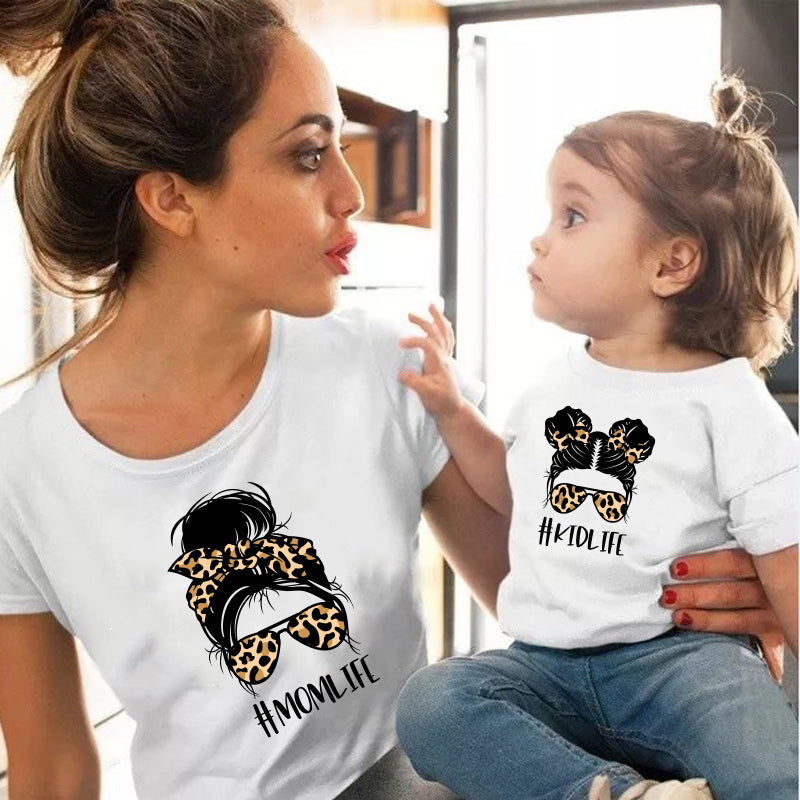 Mother Kids Fashion Baby Girl Clothes Mom Life Mother And Daughter Matching T Shirt Short Sleeve