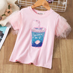 Children Clothing for Sweatshirt girls Sweatsuit Summer T-Shirts Causal Clothes T-shirt for Girls