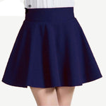 Summer Women Skirt Elastic Faldas Ladies Mini Skirts Sexy Girl Mini Short Skirts Saia Feminina