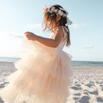 Girls Princess Dress Party Dresses Summer Holiday Beach Clothing