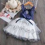 Girls Princess Dress Party Dresses Summer Holiday Beach Clothing