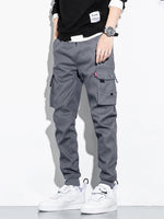 Summer Multi-Pockets Cargo Pants Men Streetwear  Male Casual Cotton Trousers