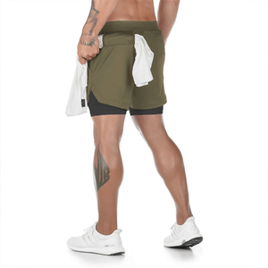 Camo Running Shorts Men  GYM Sport Shorts Fitness Jogging Workout Shorts Men Sports Short Pants