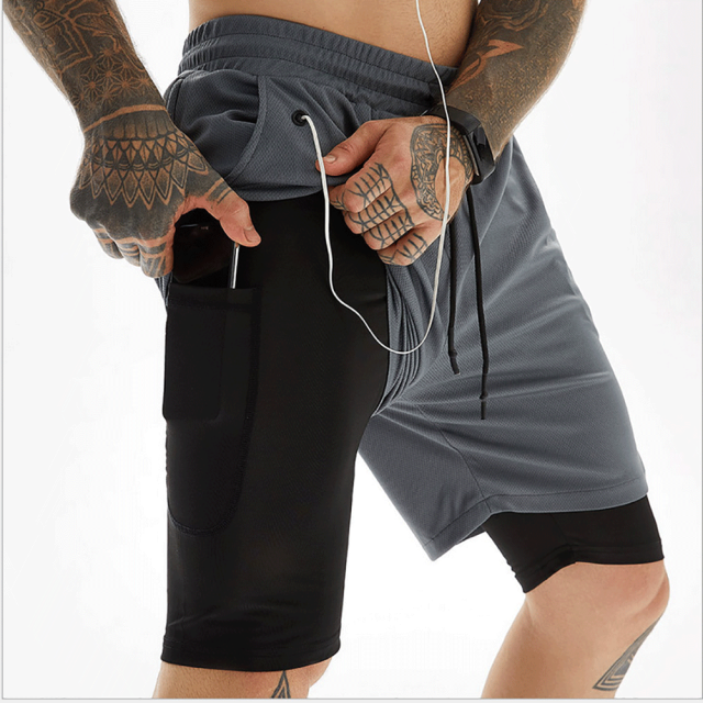 Camo Running Shorts Men  GYM Sport Shorts Fitness Jogging Workout Shorts Men Sports Short Pants