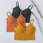 Women Tank Crop Top Seamless Underwear Crop Top Female U Back Short Tops Women Sexy Camisole