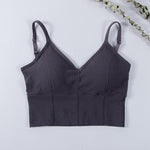 Women Tank Crop Top Seamless Underwear Crop Top Female U Back Short Tops Women Sexy Camisole