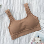 Women Tank Crop Top Seamless Underwear Crop Top Female U Back Short Tops Women Sexy Camisole