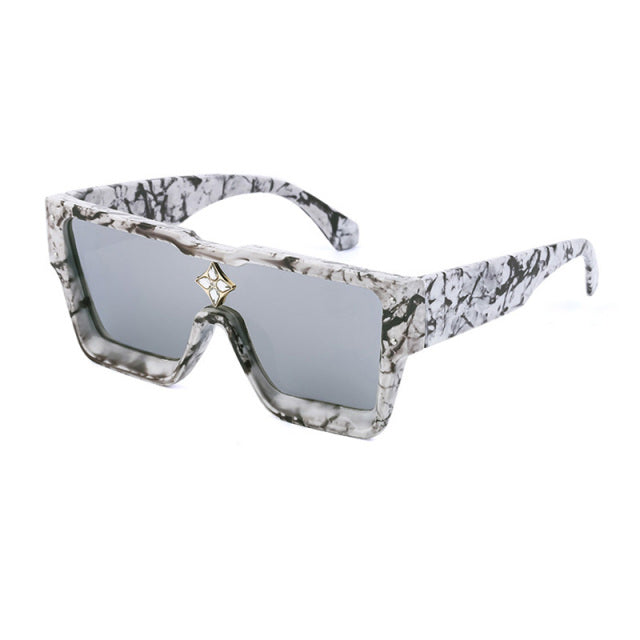 Luxury Crystal Oversized Women Sunglasses Trending Men Shades UV400