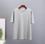 Loose Solid Tees Cotton T Shirt