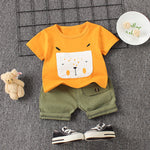 Baby Boys Girls Clothes Clothing Sets Kids Children Boy T-shirts + Pants Suits Summer Toddler