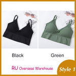 Women Tank Crop Top Seamless Underwear Female Crop Tops Sexy Padded Camisole