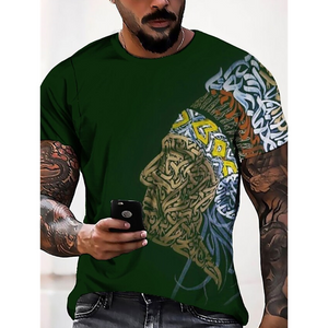 Black Soul Street Men T-shirt Ghost Claw Summer Short Sleeve 3D Printing Fashion Loose Top