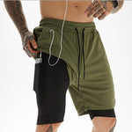 Camo Running Shorts Men  GYM Sport Shorts Fitness Jogging Workout Shorts Men Sports Short Pants