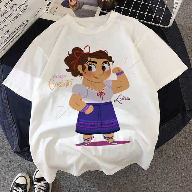 Encanto Mirabel Kids Clothes T-Shirts Disney T Shirts Children Cartoons Anime Tops