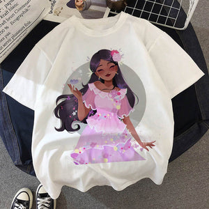 Encanto Mirabel Kids Clothes T-Shirts Disney T Shirts Children Cartoons Anime Tops