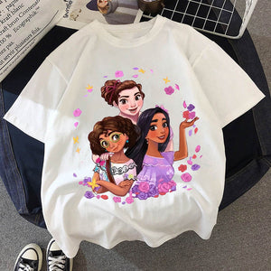 Encanto Mirabel Kids Clothes T-Shirts Disney T Shirts Children Cartoons Anime Tops