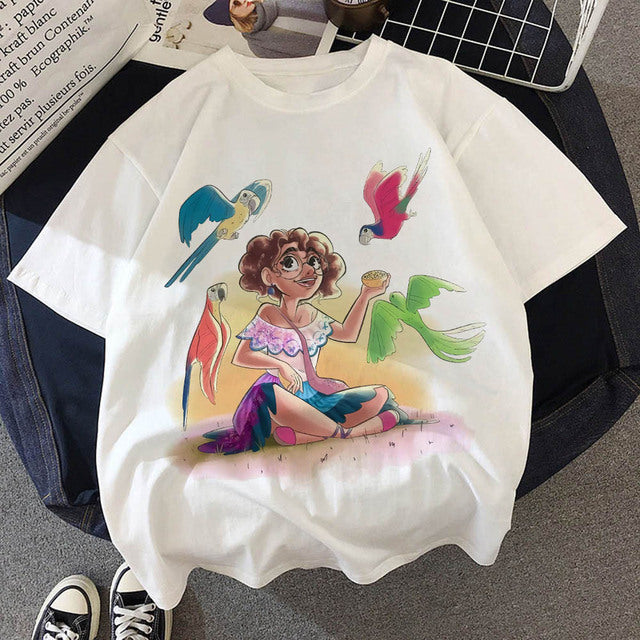 Encanto Mirabel Kids Clothes T-Shirts Disney T Shirts Children Cartoons Anime Tops