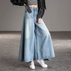 Baggy Jeans High Waist Oversize Pants Clothes Flared For Large Size Women Trousers