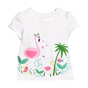 Boys Dinosaur T-shirts Cartoon Printed Girls Tees Children Tops Short-sleeve Clothes for Summer Kids Outfits