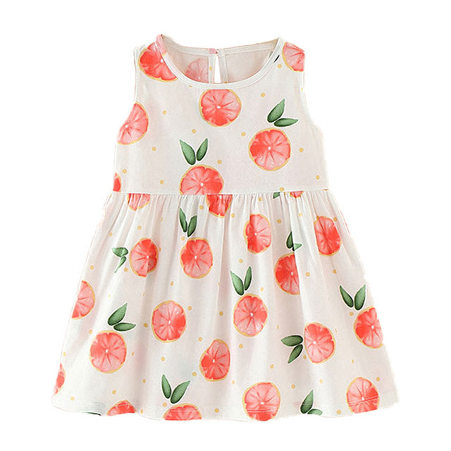 Baby Girls Dress Clothes Kids Sleeveless Princess Dress Gown Wedding Birthday Party Dresses